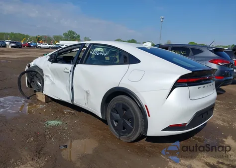 2023 Toyota Prius Le из США, поврежденный, VIN JTDACAAU7P3009676